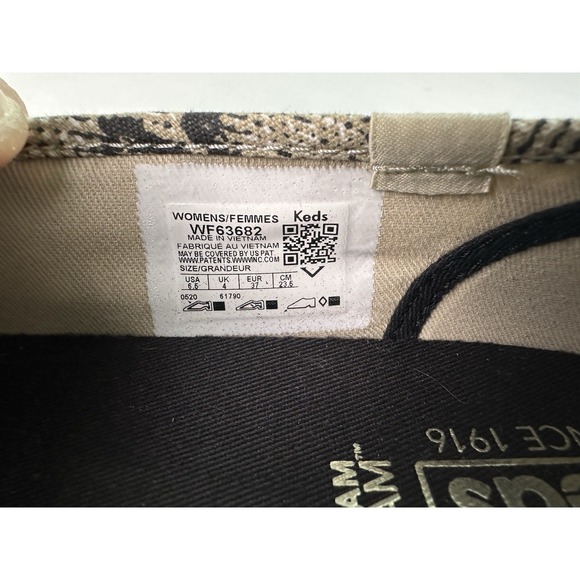 Keds Double Decker Slip-On Women's Sneakers Snake Print WF63682 Size 6.5 EUC - Picture 12 of 12